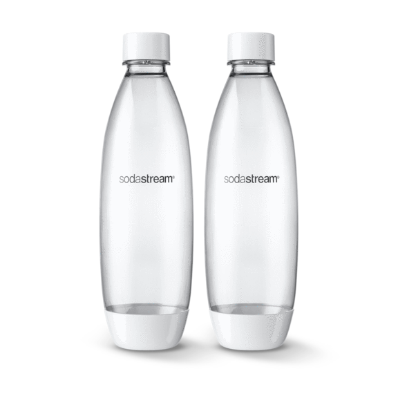 Sodastream 1L Slim Bottles, 2 Pak