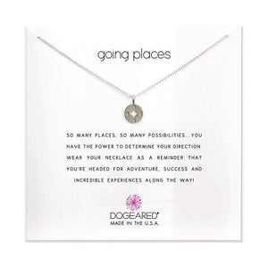 going places/flat compass silver
