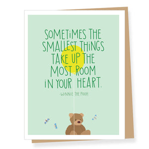 Smallest Things New Baby Greeting Card