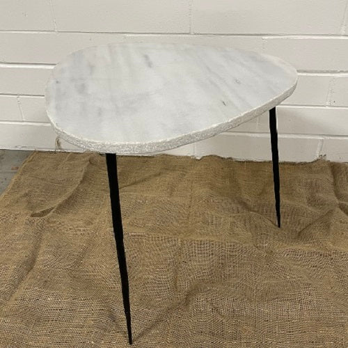 Sidetable 20" Marble Top