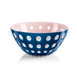 Bowl Le Murrine Pink, White Mediterranean Blue