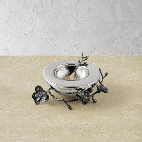 Black Orchid Caviar Dish w/ Spoon