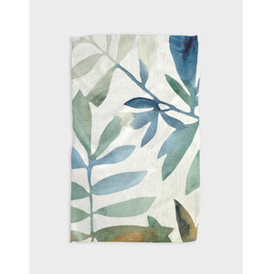 Botanical Watercolor Tropic Tea Towel