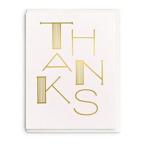 Thank You Gold - Foil