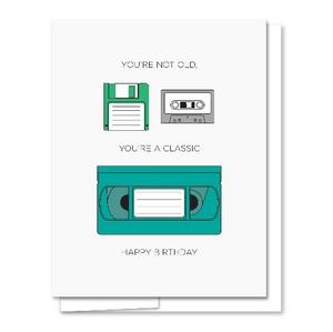 Classic Birthday - Letterpress Funny Birthday Card