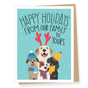 From Our Family, Christmas Card (single or boxed): SINGLE