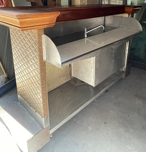 Vintage Teak Wet Bar