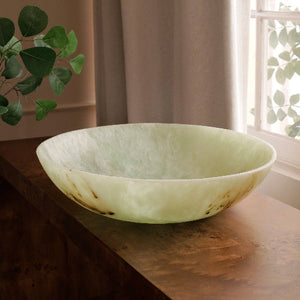 RESIN Giada Centerpiece (Jade Swirl)
