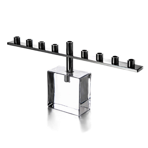 Menorah, Glass and Metal