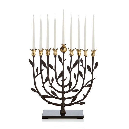 Pomegranate Menorah