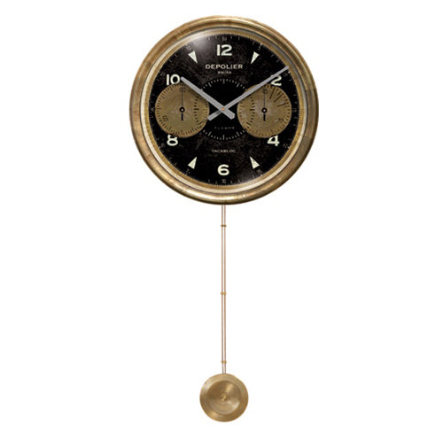 CHRONOGRAPH BLK XL PENDULUM CLOCK