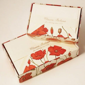 Notecards, 3x5, Poppies