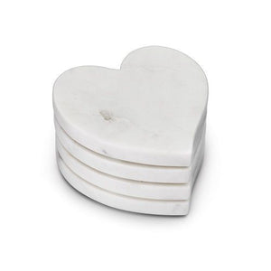 Heart Coasters Marble Set/4