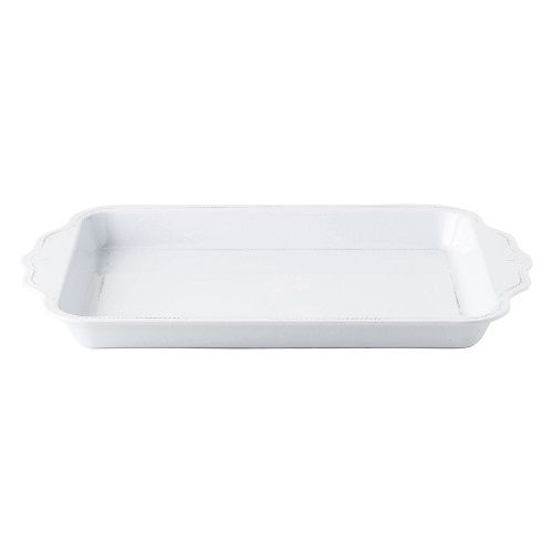 WHITEWASH 24" B & T HANDLED TRAY