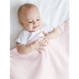 Chenille Solid Blanket Pink