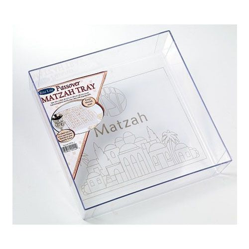 Square Acrylic Matzah Tray