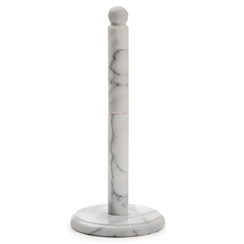 White Marble Paper Towel Holder