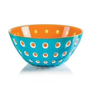 Bowl, Le Murrine Blue/Orange 9"