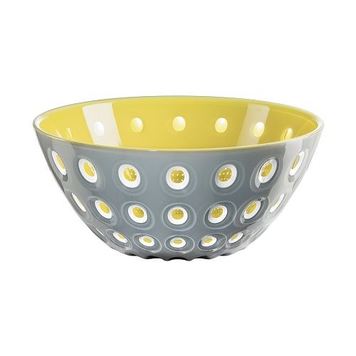 Le Murrine Bowl Grey/Yellow 9"