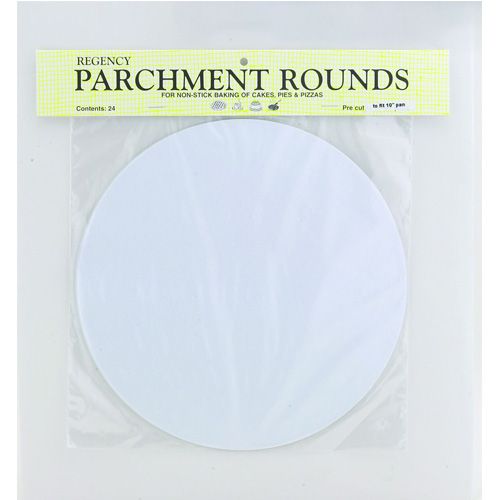 PARCHMENT RNDS PRECUT 10" 24/P