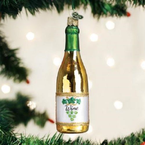 WHITE WINE BOTTLE ORNAMENT