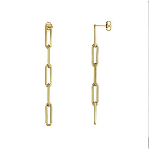 Muse Paperclip Chain Earrings