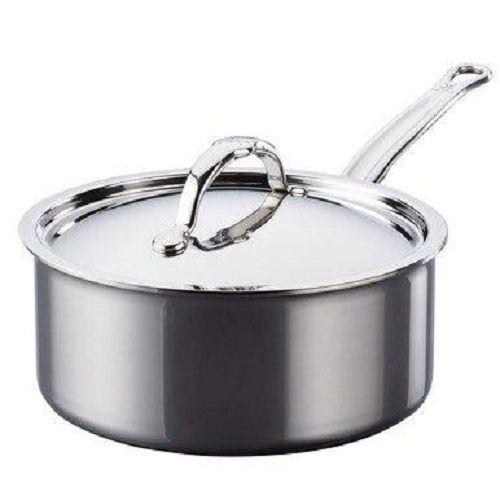 3 Qt Covered Saucepan Titanium Nanobond