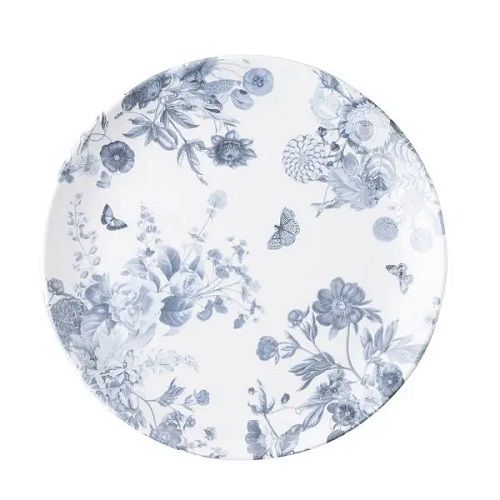 Field of Flowers Melamine Dinner Plate - Chambray