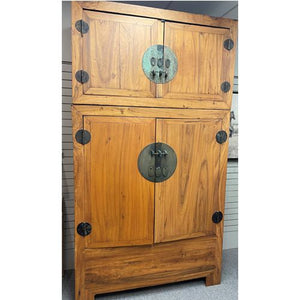 Chinese Antique, Armoire, 2 Pc