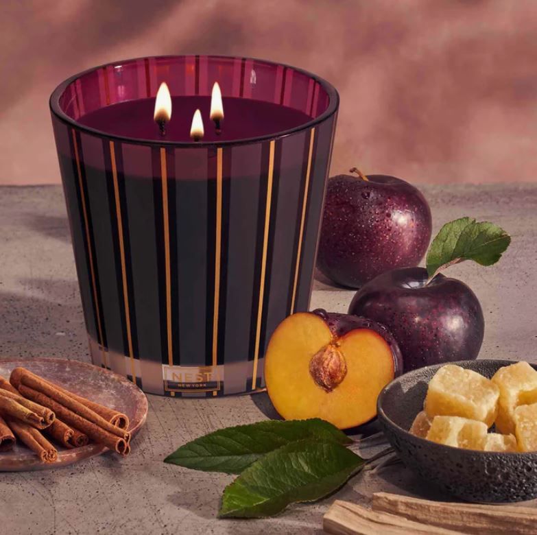 3-Wick Candle 21.2 oz Autumn Plum