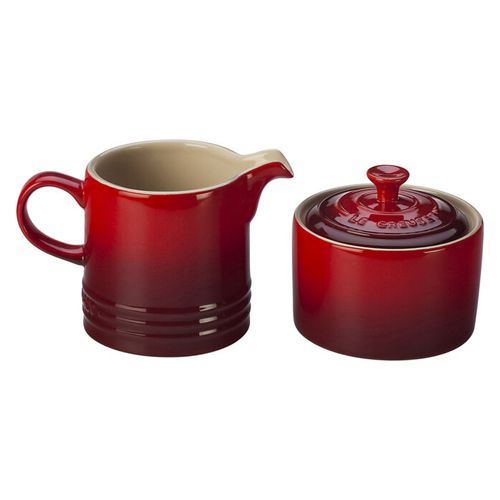 Cream and Sugar Set - Cerise