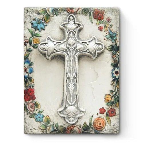 T587 Fleur De Lis Cross