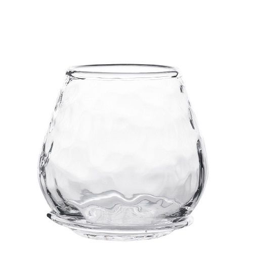 Stemless Red Wine Glass Carine Clear 4"